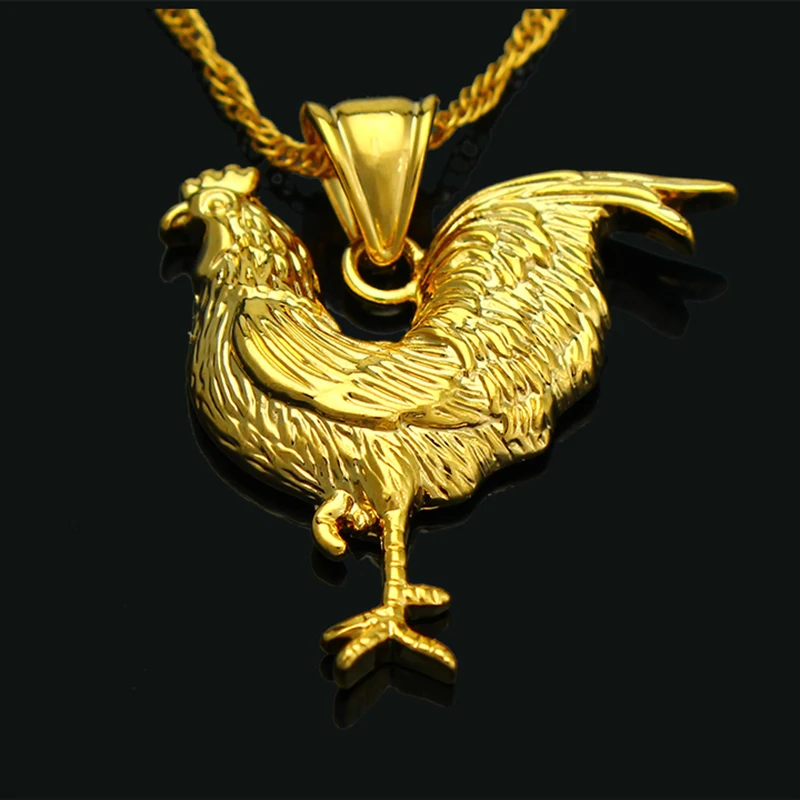 Новое поступление кулон в виде петуха курицы для женщин/мужчин ювелирное изделие