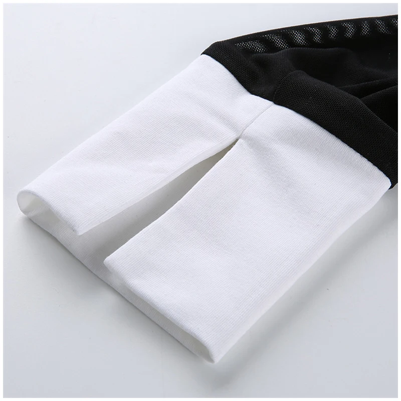 2019 Fashion New Women Sexy Bodysuit Perspective Mesh Turn-down Collar Shirt Long Sleeve Slim Jumpsuit | Женская одежда