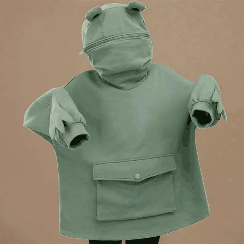 

Толстовка Женская флисовая с капюшоном, однотонная, осенняя