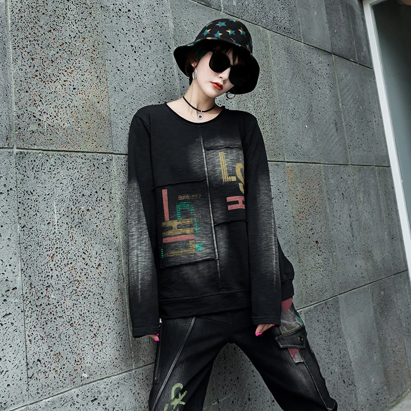 Max LuLu 2019 зимняя одежда из джинсовой ткани в Корейском стиле топы женские футболки