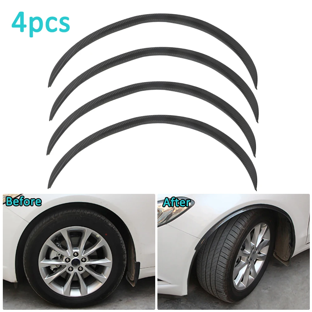 Стильная Автомобильная наклейка для бровей из углеродного волокна 42 см |