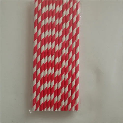 stripe red 25 шт. золотистого и серебряного цвета, в форме сердца, звезды, фольги, в полоску, бумажные соломинки для детей, дня рождения, свадьбы, вечеринки, для детского душа, для украшения мероприятий, для питья - Цвет: stripe red