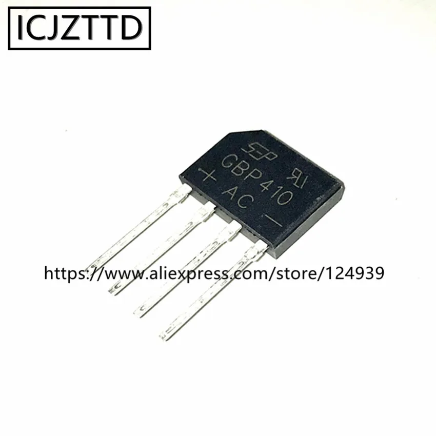 

10 шт GBP210 GBP310 GBP410 ZIP-4 DIP4 силиконовый мостик выпрямители 1000 В 2A 3A 4A GBP210G GBP310G GBP410G