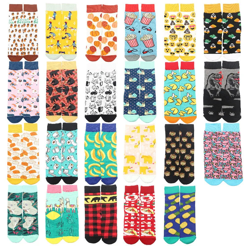

2022 NEW High Quality Men Socks Women Colorful Novelty Harajuku Fashion Street Happy Socks Funny Trendy Skateboard Socks