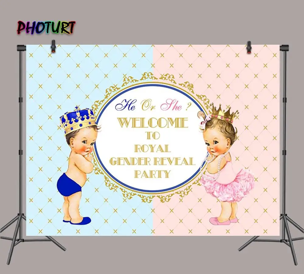 PHOTURT Маленький принц принцесса фотография Фон пол раскрыть вечерние синий