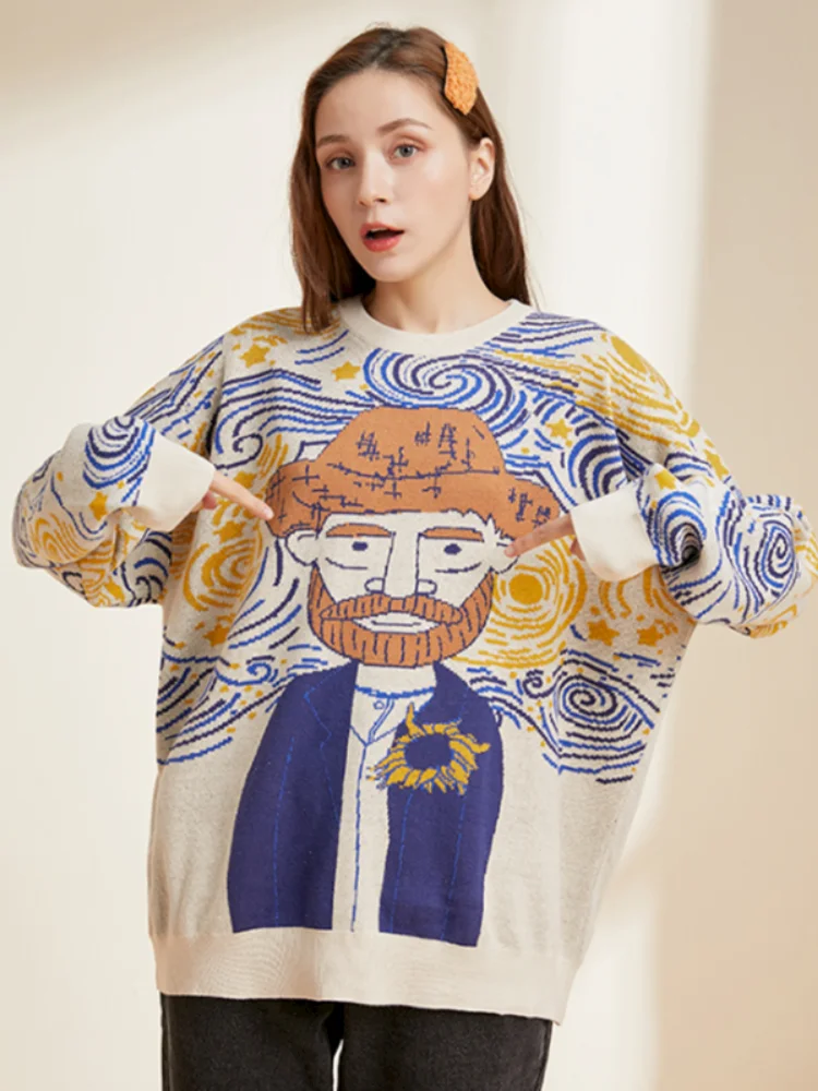 Van Gogh Sweater - Men's Clothing - AliExpress