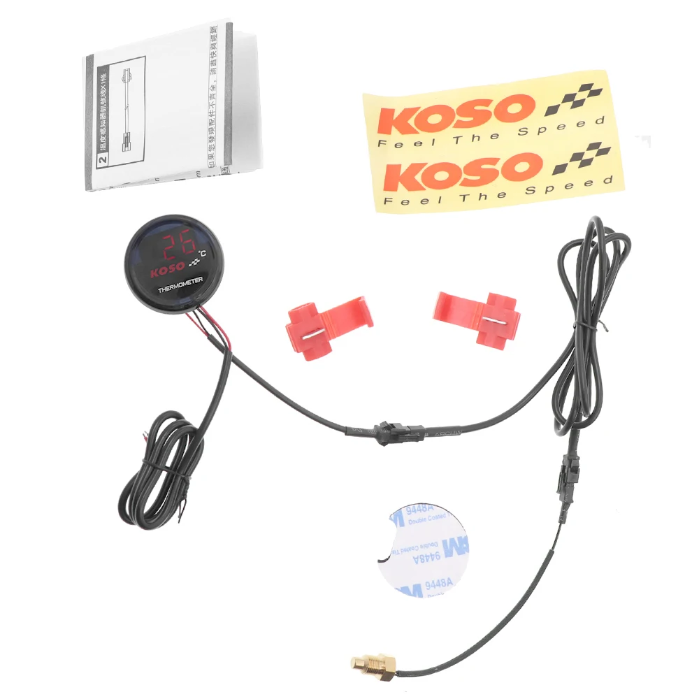 Измеритель температуры воды для мотоцикла ультратонкий измеритель с датчиком