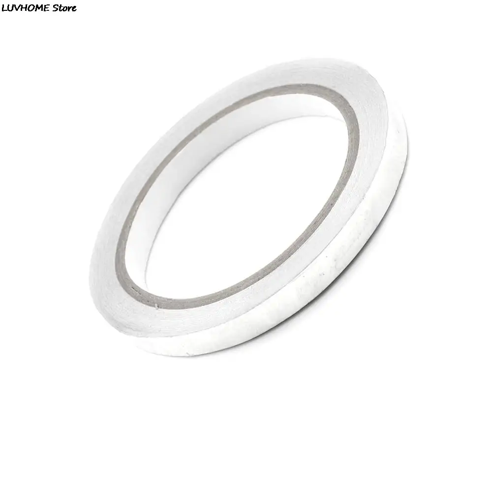 

High Temperature 20m Adhesive Tape 10mm Aluminium Foil Adhesive Sealing Duct Tape Heat Resist Resistant Foil Single Side