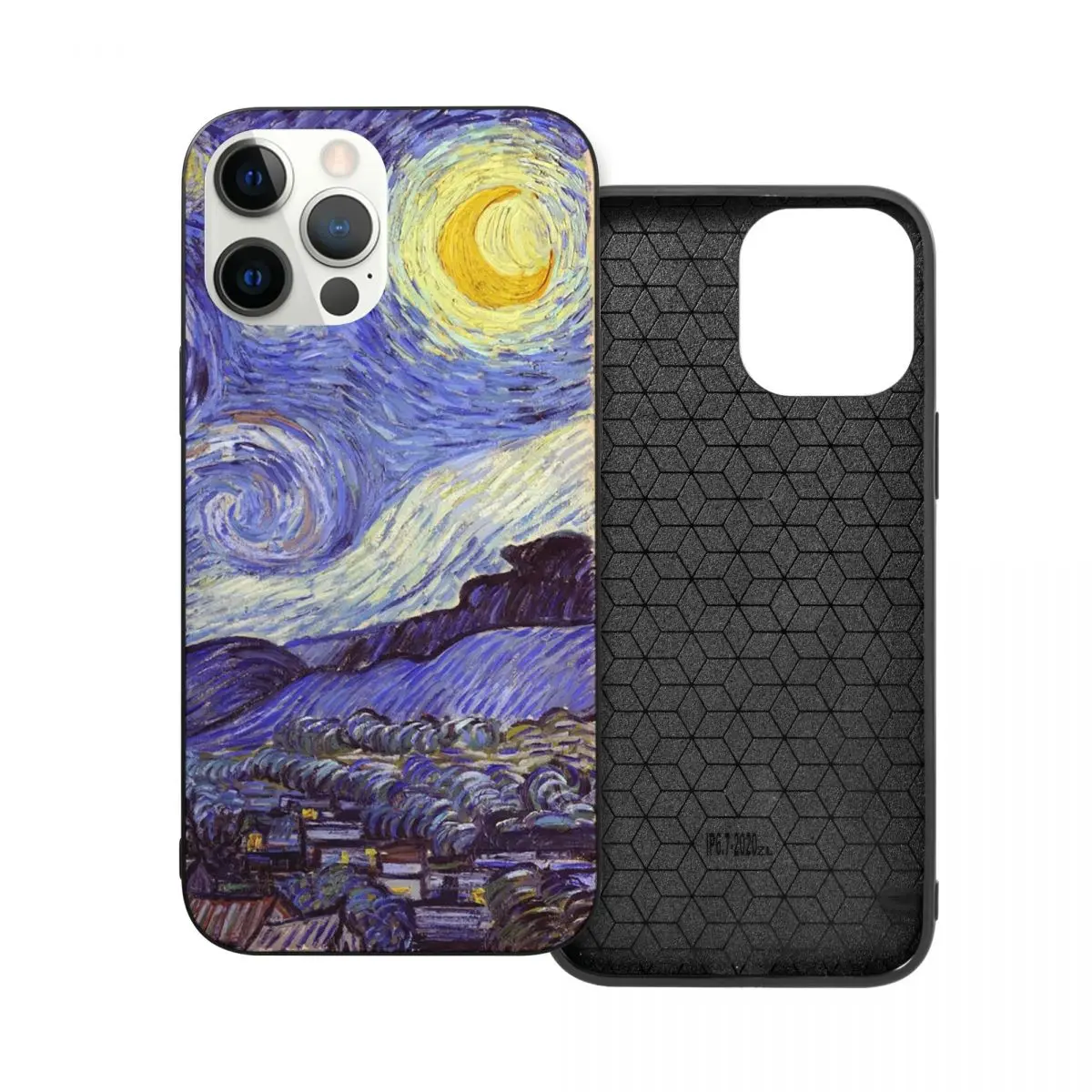 

Vincent Van Gogh Starry Night PC Glass TPU Phone Case for iPhone 12 11 Xs Xr X Pro Max Mini 7 8 Se2 Plus 6 6S
