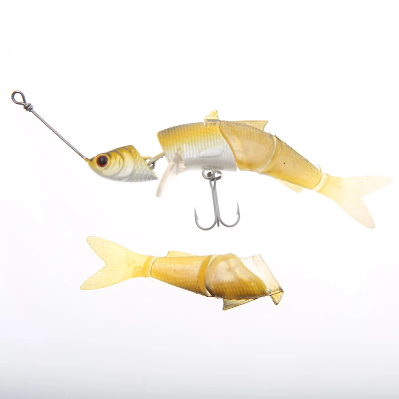 ARDEA Мягкая приманка джиг голова Мульти соединенная рыболовная 75 мм 8 г VMC крючок