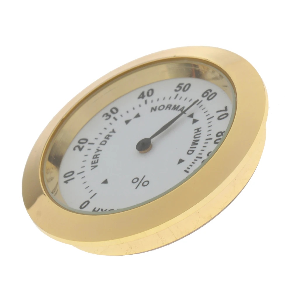 Прочный золотой гигрометр для акустических/деревянных гитарных деталей|Детали и