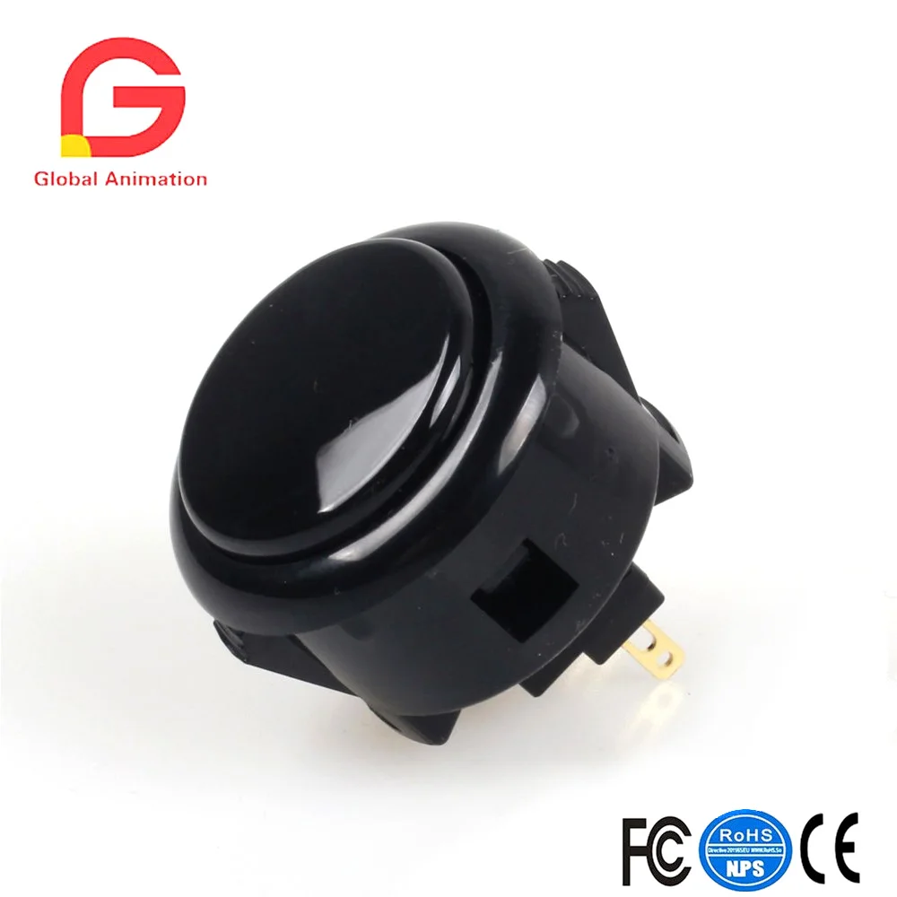 

Denshi Japan JLF-TP-8YT Black Ball Top Handle OBSF-30 Push Buttons Arcade Joystick Part 4 & 8 Way Adjustable - Hori Fight Stick