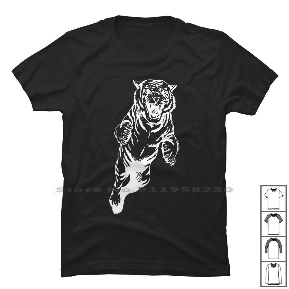 

Tiger T Shirt 100% Cotton Property Animals Tiger Sales Agent Ship Home Hip Buy Me Animals