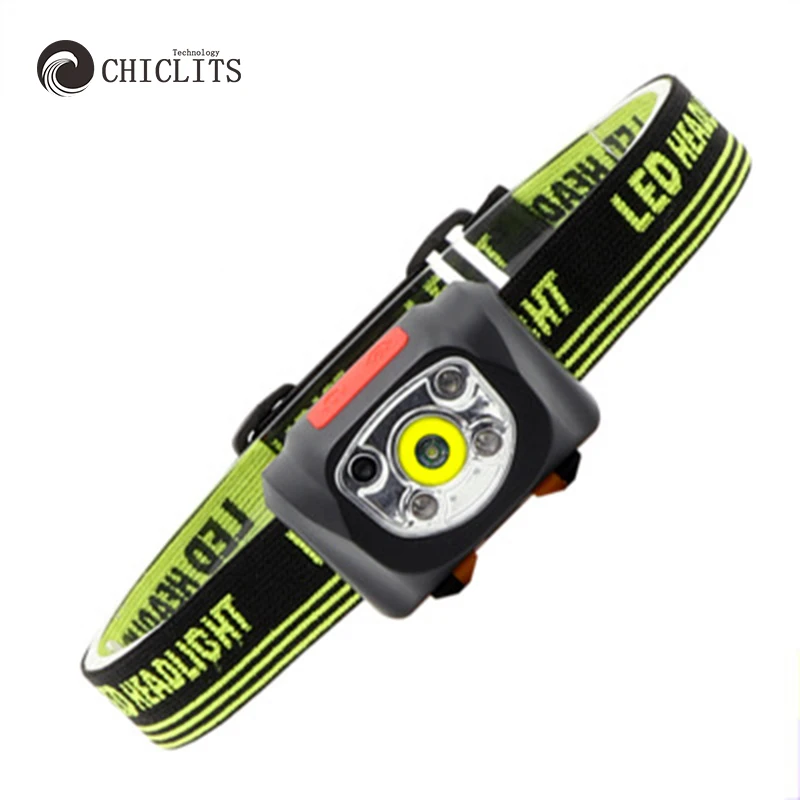 Светодиодный головной фонарь с датчиком COB лампа инфракрасным лучом