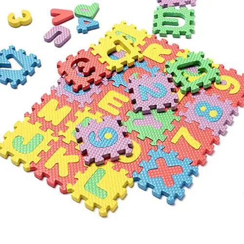 36 шт./компл. детский новый алфавит номер EVA Puzzle Foam обучающие коврики игрушка |