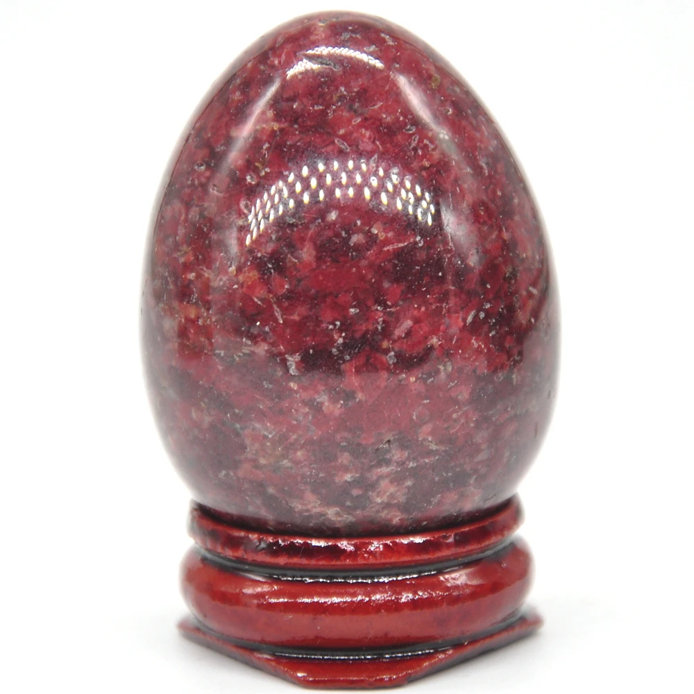 34x45 мм красная яшма пятна яйцевидной формы камень Исцеление натуральных