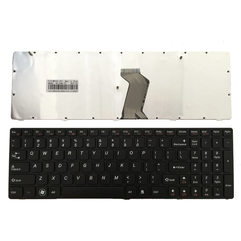 Новая клавиатура для LENOVO G580 Z580A G585 Z585 G590 черная ноутбука США | Компьютеры и офис