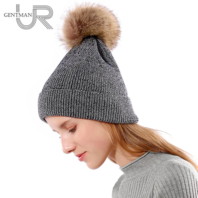 Новая женская шапка высокое качество зимняя для женщин Золотая проволока