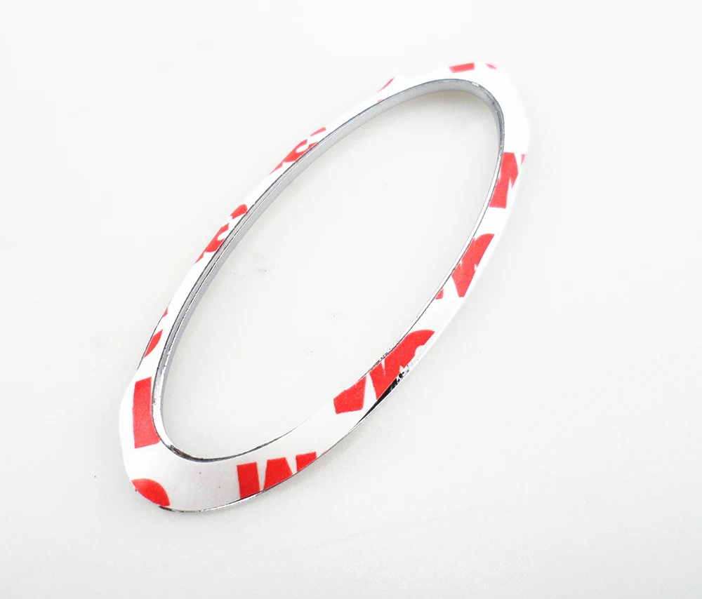 ABS Хромированная наклейка для украшения на руль автомобиля с логотипом Ford Focus 2