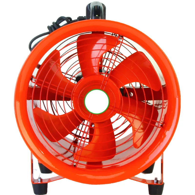 

Industrial Powerful Portable Axial Fan Ventilation Tunnel Marine Construction Dust Removal Portable Mobile Exhaust Fan 220V