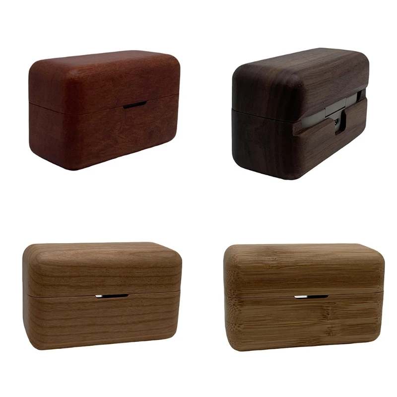 

Чехол для наушников с деревянным покрытием, совместим с-S-ony, мягкий чехол для наушников