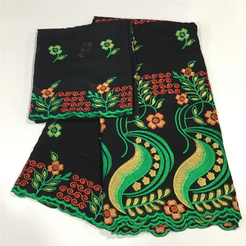 Высокое качество последние Королевский синий цвет хлопок вышивка для шитья