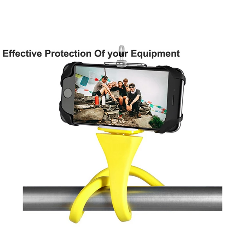 Flexible Selfie Stick Monopod Tripod Holder for IPhone Camera Phone Car Bicycle Universal | Электроника