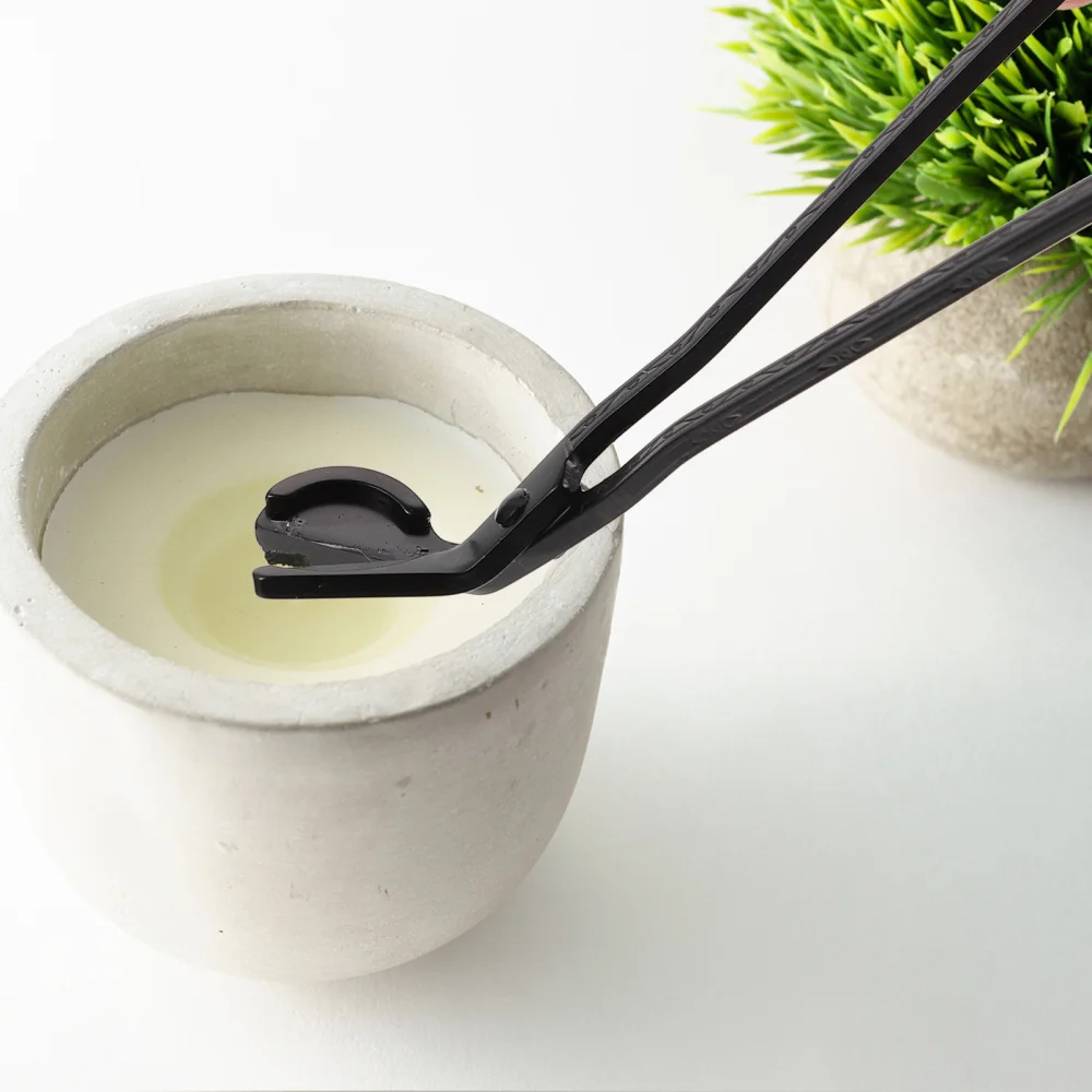 

3 Pcs Stainless Steel Candle Extinguishers Candle Wick Trimmers (Black)