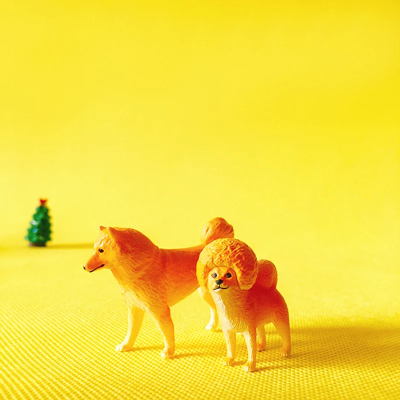 Желтый собака/сказочный садовый гном/террариум с мхом