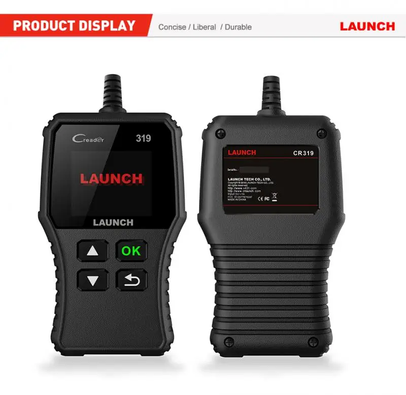 X431 CR3001 полный OBD2 сканер OBDII считыватель кодов двигателя автомобиля