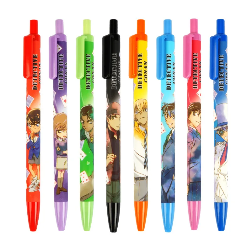 4 шт./компл. японская цветная гелевая ручка CRUX Detective Conan ограниченная Длина 0 5