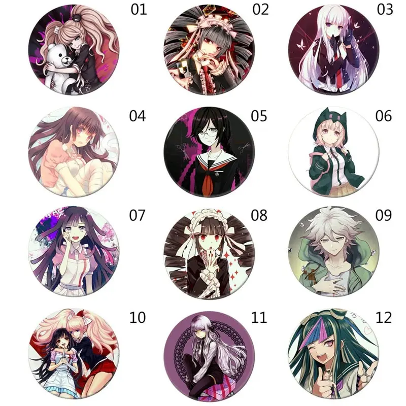 Милый аниме Danganronpa V3: Killing Harmony брошь Akamatsu Kaede значок косплея рюкзак пуговицы для