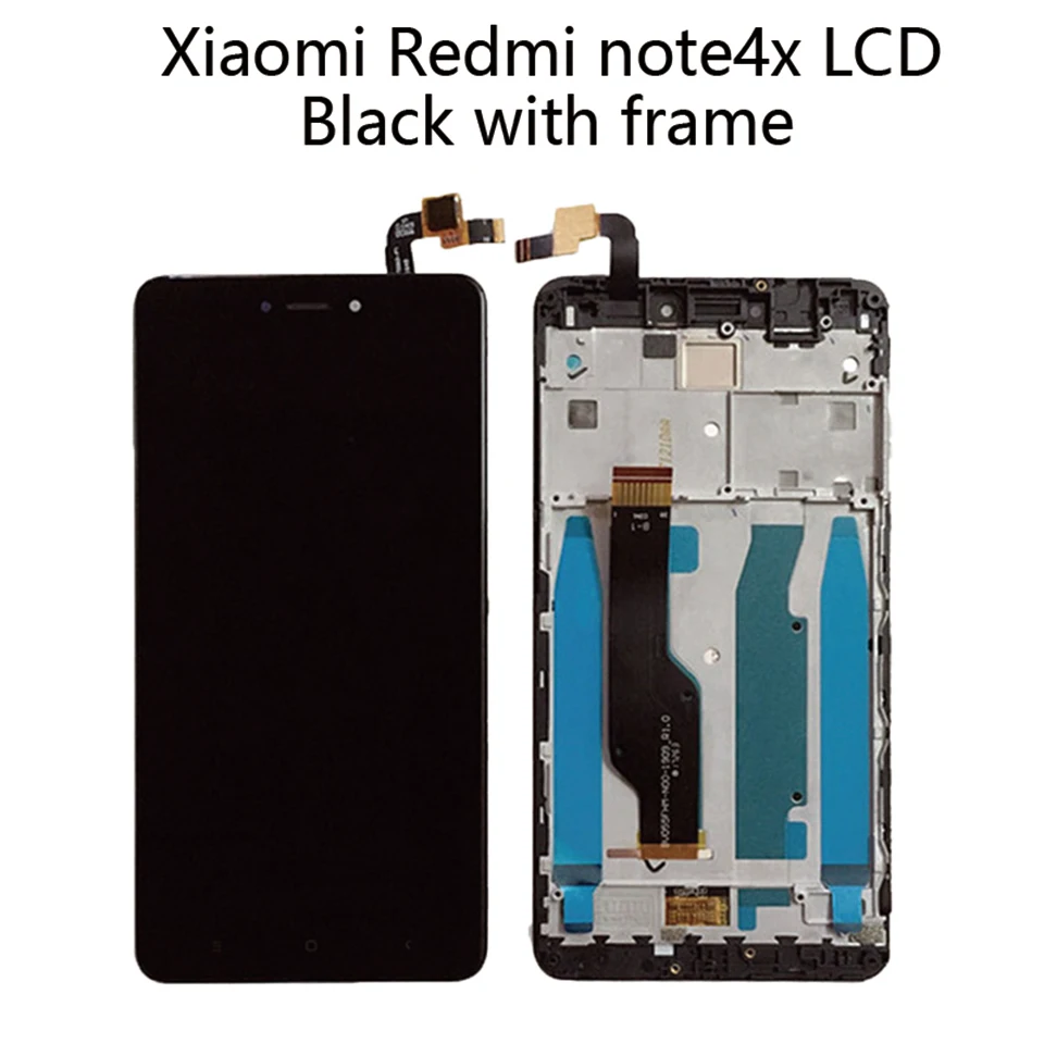 5," для Xiaomi Redmi Note 4x ЖК-дисплей с сенсорным экраном edge AAA качество ЖК-дигитайзер сборка части