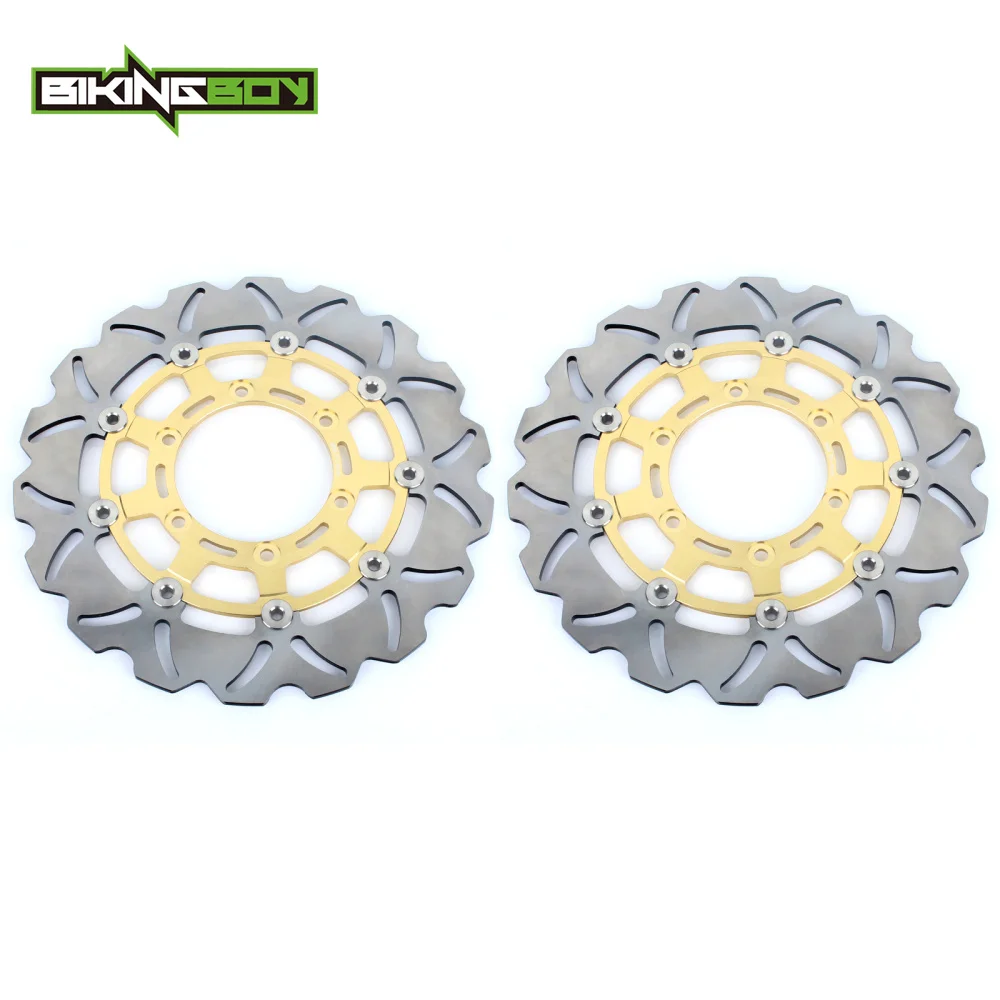 BIKINGBOY для SUZUKI GSXR 600 750 2011 2012 2013 2014 2015 GSX-R 1000 2009-2015 волнистые спереди и сзади тормозные