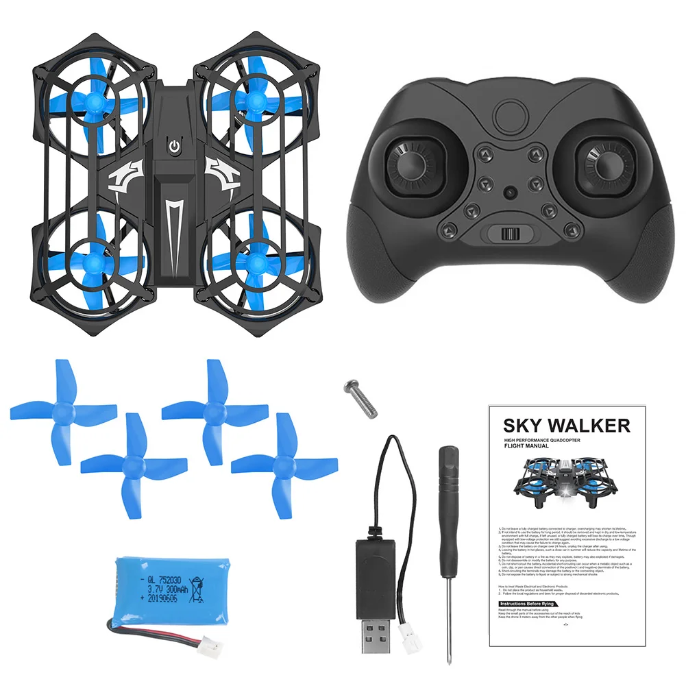 

C56 Mini Drone RC Pocket Quadcopter Drone With Altitude Hold And Headless Mode And 3D Flip 3 Speed AdjustmentKids Aircraft Gift