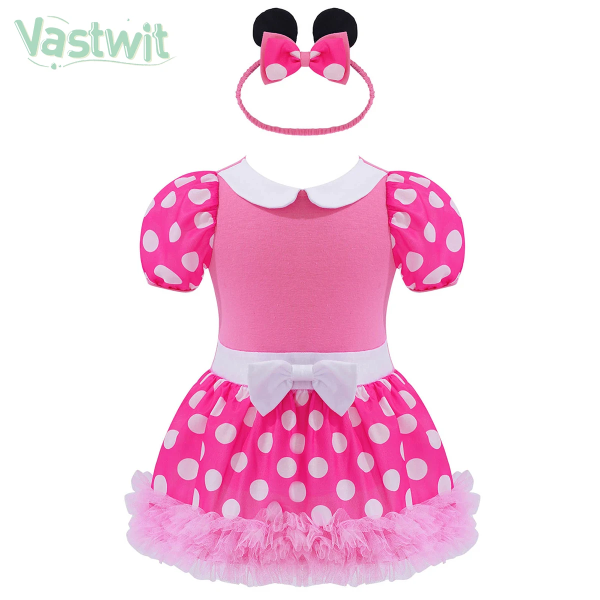 

0-24M Summer Girl Dress Christmas Mouse Dresses For Girls Birthday Princess Cosplay Party Dress Baby Polka Dot Baby Girl Clothes