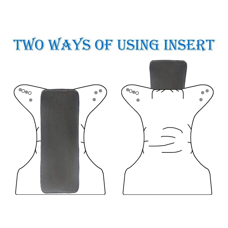 12 Упаковка мягкие и многоразовые 5 слоев ткань из бамбукового древесного угля