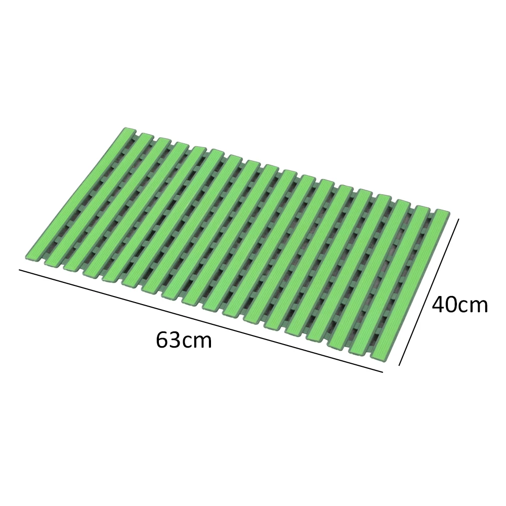 

Bathtub Mat Solid Color Non Slip Eco-Friendly Bath Rug Bathroom Carpet Floor Mat with Suction Cups and Drain Holes Dropship