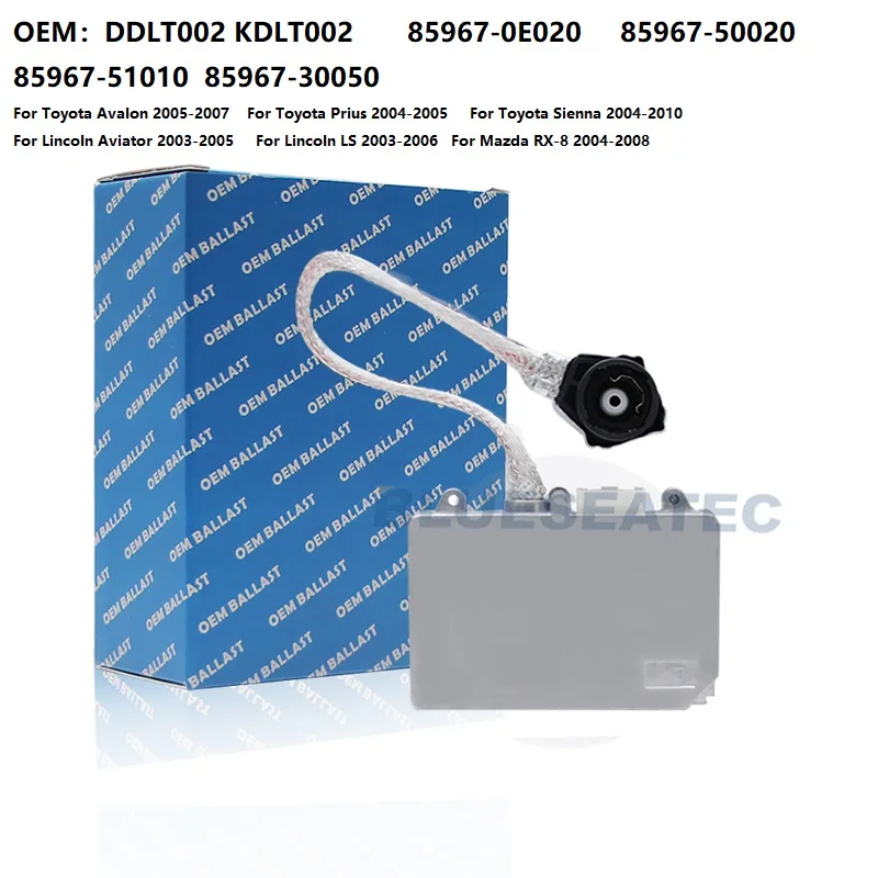 

XENON HID Ballast Control Replaces OEM D2S D2R For Toyota Avalon Prius For Lexus For Mazda RX-8 For Lincoln DDLT002 KDLT002