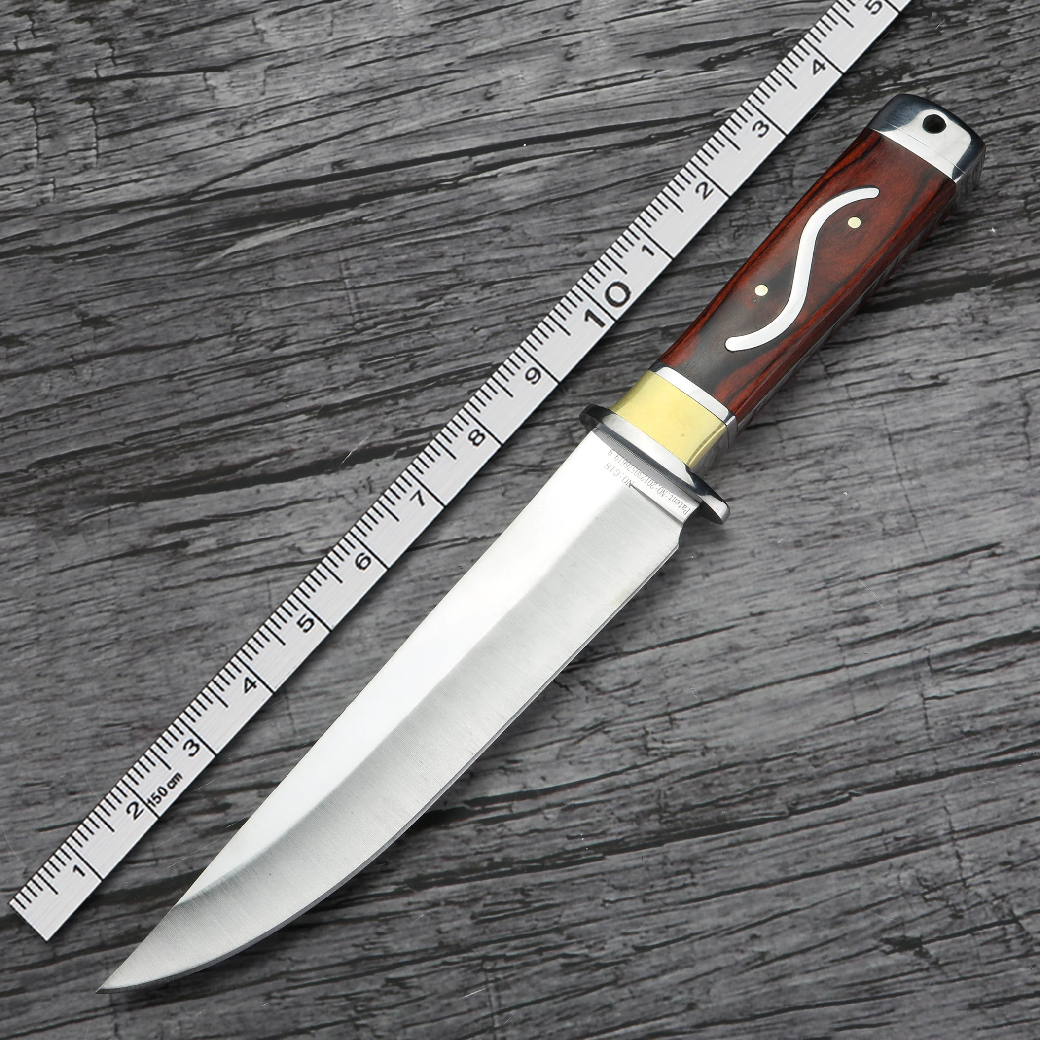 

Outdoor Hunting Knife Fixed Blade Camping Survival Knives Portable Jungle cs go Straight Knife with Wooden Handle for Men