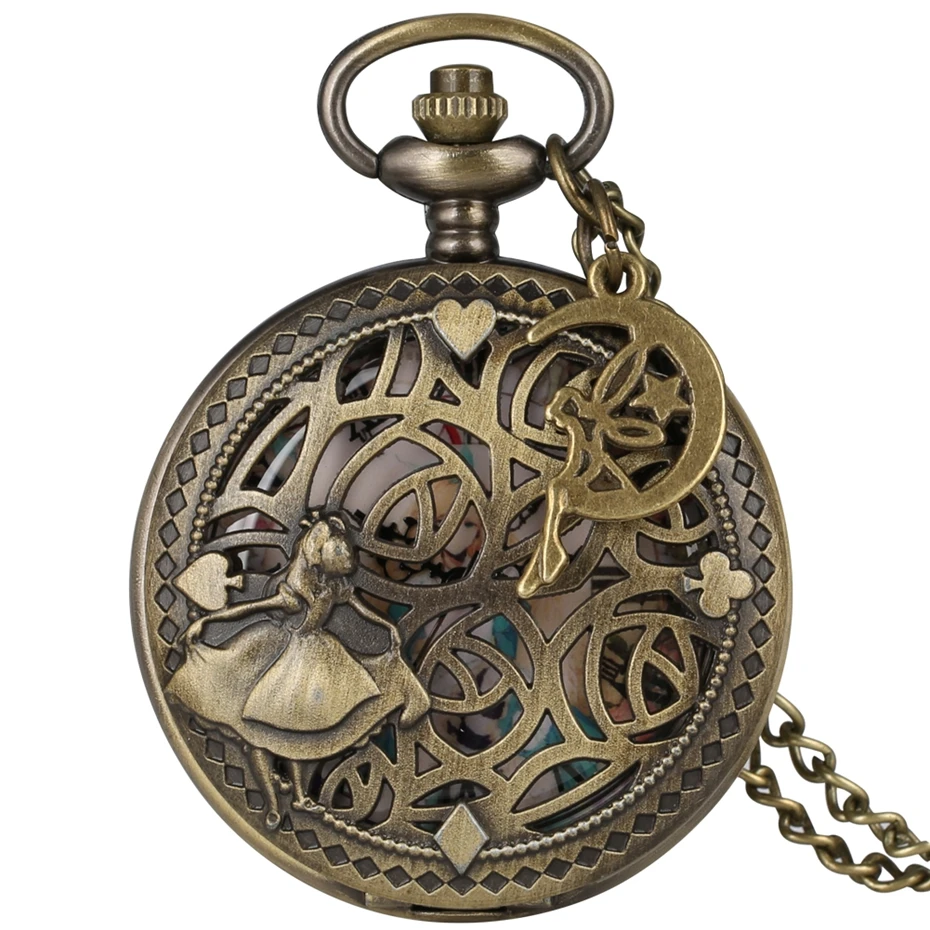 

Ожерелье женское с подвеской «Алиса в стране чудес» и Ангелом