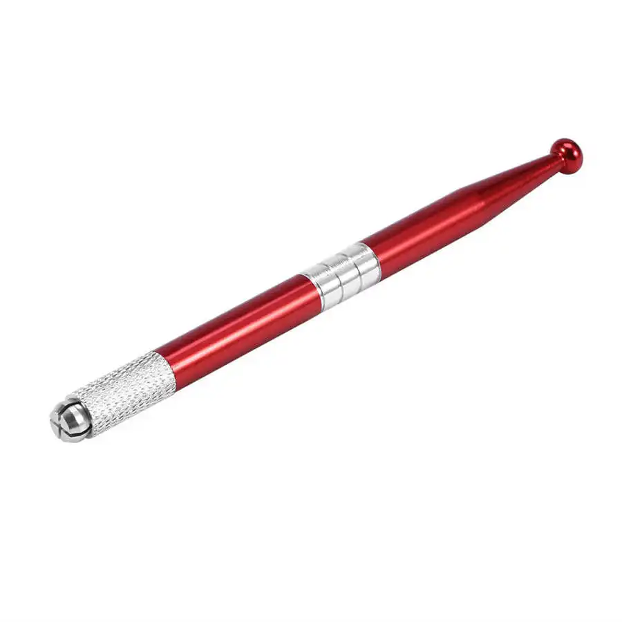 Микро Blading Перманентный макияж бровей татуировки иглы ручка чернил практика кожи