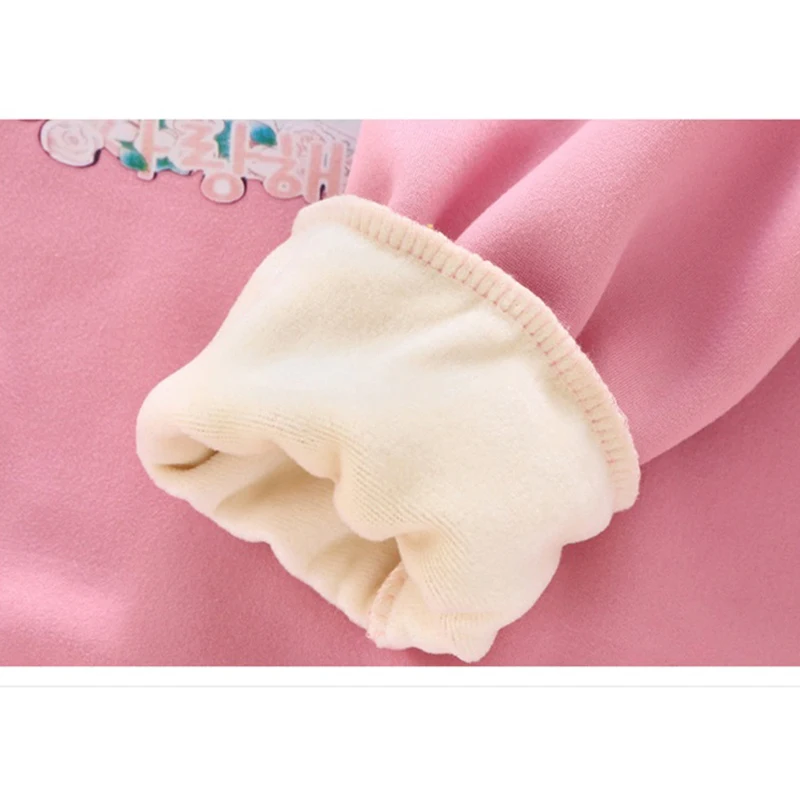 

Thick Winter Kids T shirt Cartoon Long Sleeve Boys Girls Tees Unisex Children Casual Clothing O-Neck Clothes Winter Boy Clothing