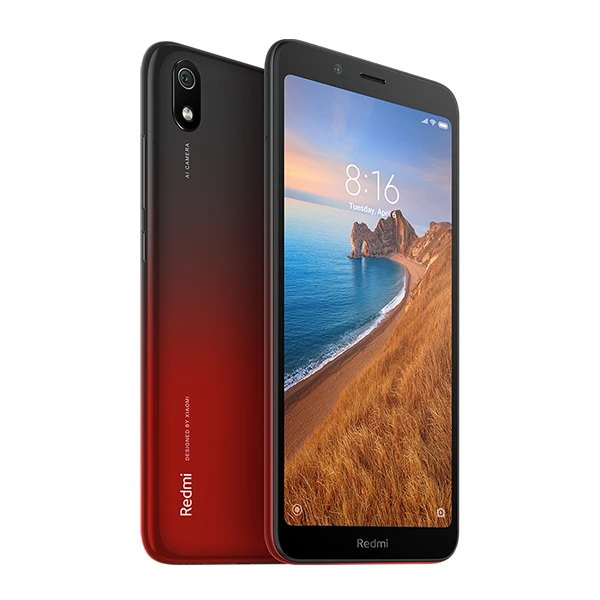 Red Глобальная версия Xiaomi Redmi 7A 7 2 Гб оперативной памяти, 32 Гб встроенной памяти, Встроенная память Snapdargon 439 четрыре ядра, мобильный телефон, 5,4" 13MP Камера 4000 мА/ч, Батарея - Цвет: Red