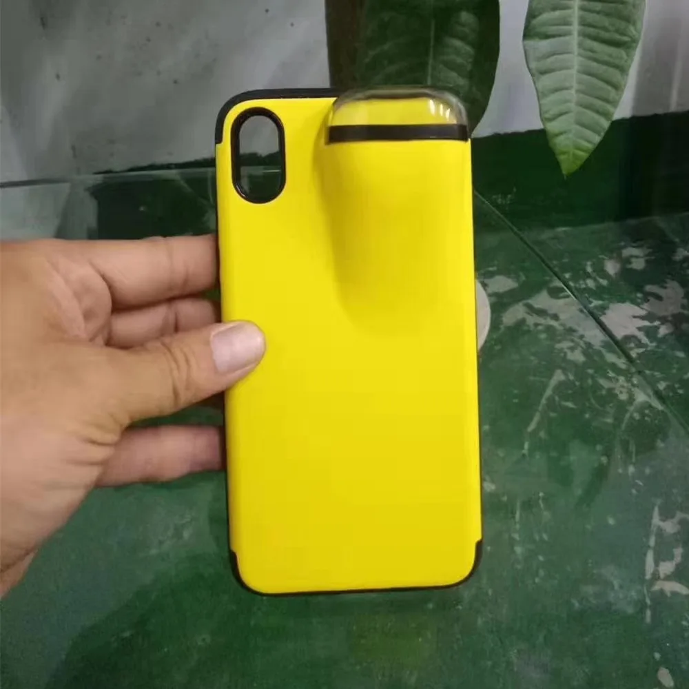 Чехол для iPhone 11 Pro Max чехол Xs Xr X 10 8 7 Plus жесткий с держателем AirPods новый дизайн |