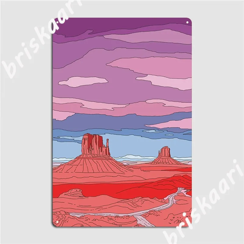 Металлический знак Долина памятника декоративный постер для клувечерние