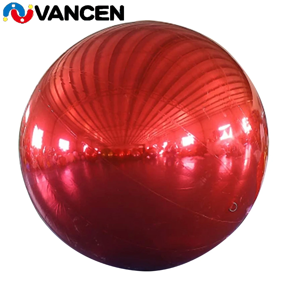 Четыре цвета красивые надувные зеркальные шары для украшения мероприятий