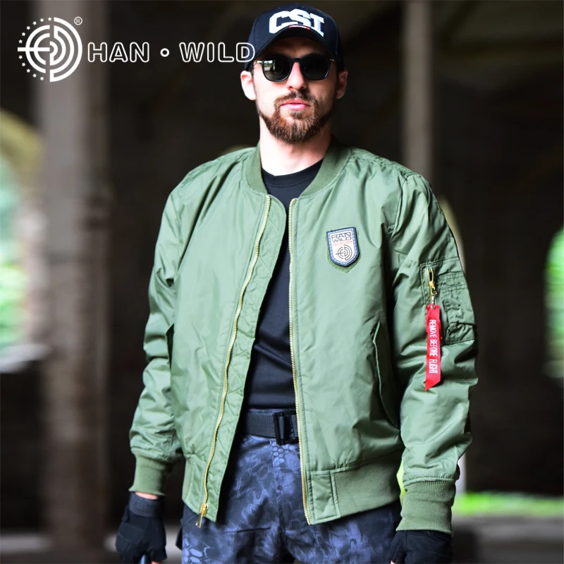 HAN WILD Тактическая Военная армейская летная куртка-бомбер уличная бейсбольная