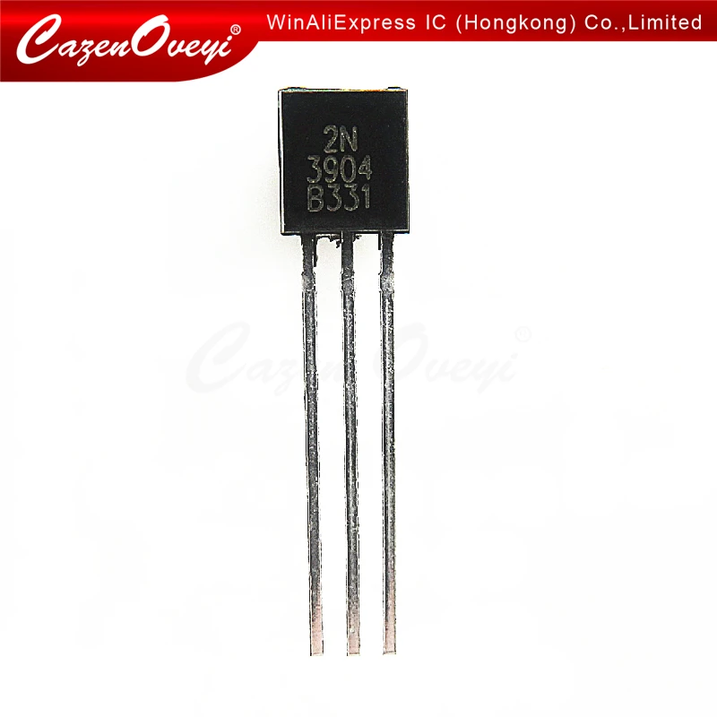 100 шт./лот 2N3904 TO92 2N 3904 TO-92 NPN Транзистор общего назначения Новый оригинал в наличии |