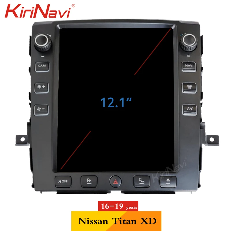 KiriNavi 12," Telsa стиль вертикальный экран Android 8,1 Автомагнитола для Nissan Titan XD автомобильный Dvd мультимедийный плеер gps навигация 4G